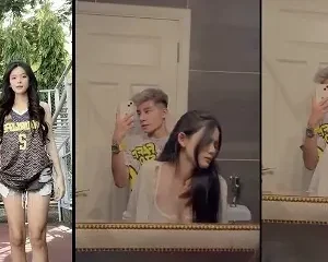 Lộ clip sex hot tiktoker Trần Ngọc Thủy Tiên làm tình với người yêu trước gương